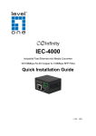 LevelOne IEC-4000 network media converter