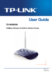 TP-LINK TD-W8950N router