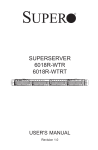 Supermicro SuperServer 6018R-WTR