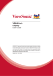 Viewsonic LED LCD VG2401mh