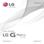 LG G Pad 7.0 V400 8GB Black