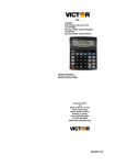 Victor Technology 1190 calculator