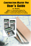 Calculated Industries Construction Master Pro-Desktop