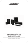 Bose CineMate 520