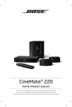 Bose CineMate 220
