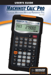 Calculated Industries Machinist Calc Pro