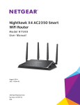 Netgear Nighthawk R7500 Wi-Fi Ethernet LAN Dual-band Black