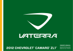 Vaterra Chevrolet Camaro ZL1