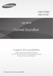 Samsung HW-H7500 soundbar speaker
