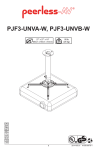 Peerless PJF3-UNVA-W project mount