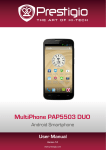 Prestigio MultiPhone 5503 DUO 4GB Grey
