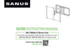 Sanus Systems VLF320 flat panel wall mount