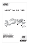 E-flite UMX Yak 54 180 BNF