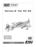 E-flite Carbon-Z Yak 54 3X
