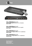 Wentronic Ultra HDMI Matrix 2x4