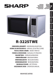 Sharp R-322STWE microwave