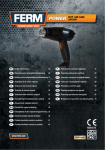 Ferm HAM1014 power heat gun