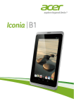 Acer Iconia B1-720-K440 8GB Black, Red