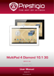 Prestigio MultiPad 4 Diamond 10.1 16GB 3G Black