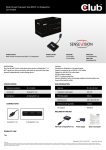CLUB3D SenseVision MST HUB 1-3 DisplayPort