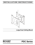 Chief PDC2000B flat panel ceiling mount
