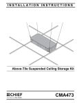 Chief CMA473 mounting kit