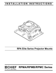 Chief RPMA204 project mount