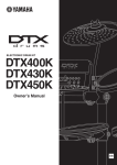 Yamaha DTX400K drum