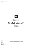 Colorovo CityTab Vision 7" 8GB Black, Grey