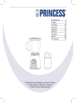 Princess Blender Compact Stainless Steel