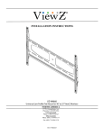 ViewZ VZ-WM60 flat panel wall mount