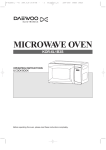 Daewoo KOR6L1B microwave