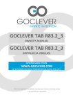 GOCLEVER TAB R83.2 8GB Black, Grey