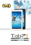 Trevi TAB 0T07GS01 4GB 3G White tablet