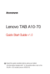 Lenovo IdeaTab A7600-H 16GB 3G Blue