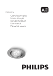 Philips Recessed spot light 17289/47/16