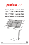 Peerless KIL546-S flat panel floorstand