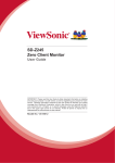 Viewsonic LED LCD SD-Z245