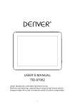 Denver TID-97062 8GB Black tablet