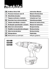 Makita 6319DWFE cordless combi drill