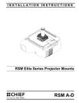 Chief RSMA283 project mount