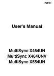 NEC X464UNV