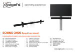 Vogel's SOUND 3400 - Sound Bar Mount