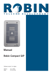 Robin C01061 door intercom system