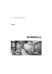 De Dietrich DRS1332J refrigerator