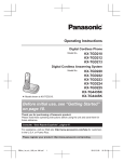 Panasonic KX-TGD220N telephone