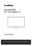 Goodmans GVLEDHD50 50" Full HD Black LED TV