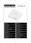 König SAT-USB01-KN TV set-top boxe
