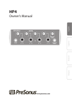 PreSonus HP4