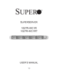 Supermicro SuperServer 1027R-WC1R